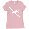 decal cal fire airplan Ladies Fitted T-Shirt