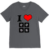 i love code V-Neck Tee