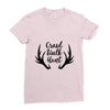 Crawl Walk Hunt Ladies Fitted T-Shirt
