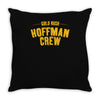 hoffman crew gold rush official discovery channel merchandise Throw Pillow