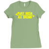 part irish all drunk Ladies Fitted T-Shirt