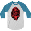 kong gorilla 3/4 Sleeve Shirt