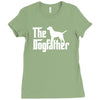 the dogfather labrador retriever white Ladies Fitted T-Shirt