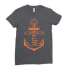 anchored faith Ladies Fitted T-Shirt