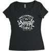 simple things Women's Triblend Scoop T-shirt
