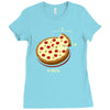 pizza Ladies Fitted T-Shirt