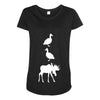 duck duck moose funny Maternity Scoop Neck T-shirt