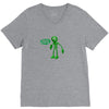 green man dance says hello 2018 V-Neck Tee