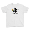 banksy flower Youth Tee