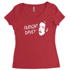 alright dave Women's Triblend Scoop T-shirt
