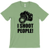 i shoot people t shirt funny photographer tee camera photography digit T-Shirt