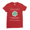natural 1   orc Ladies Fitted T-Shirt