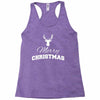buck merry christmas Racerback Tank