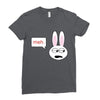 meh bunny Ladies Fitted T-Shirt