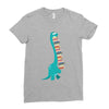 book dinosaurs Ladies Fitted T-Shirt