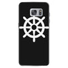 steering wheel sail boat funny Samsung Galaxy S7 Case