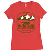 hunting wild beer tournament Ladies Fitted T-Shirt