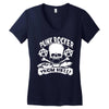 punk rocker from hell Women's V-Neck T-Shirt