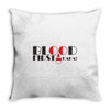 blood first Throw Pillow