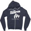 beer pong champion Zipper Hoodie