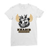 khabib nurmagomedov bear Ladies Fitted T-Shirt