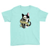 schrodinger cat tattoo Youth Tee