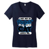 i may not be be perfect but my cat loves me Women's V-Neck T-Shirt