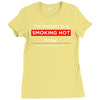 smoking hot writer tee Ladies Fitted T-Shirt