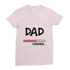 dad loading Ladies Fitted T-Shirt