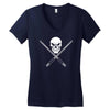 pool ball player Women's V-Neck T-Shirt