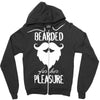 bearded for her pleasure Zipper Hoodie