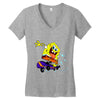 skater_2 Women's V-Neck T-Shirt