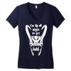 'i'm up all night Women's V-Neck T-Shirt