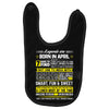 Legends Are Born In April Baby Bibs