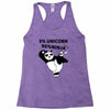 5 Percent Unicorn 95 Percent Ninja Racerback Tank