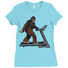 bigfoot treadmill Ladies Fitted T-Shirt
