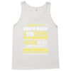 Legends Are Born In March Tank Top