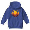 sunset mountain Youth Hoodie
