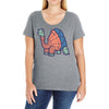 turtle turtleneck Ladies Curvy T-Shirt