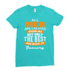 all men are created equal but only the best are born in january Ladies Fitted T-Shirt