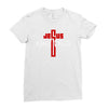 jesus highway to heaven Ladies Fitted T-Shirt