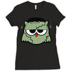 monster owls   frankenstein Ladies Fitted T-Shirt