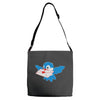 un oiseau et sa declaration d'amour Adjustable Strap Totes