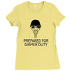prepared for diaper Ladies Fitted T-Shirt