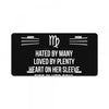 Virgo Woman License Plate