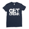get crunk 2 Ladies Fitted T-Shirt