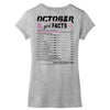 October Girl Facts Scorpio Women's V-Neck T-Shirt