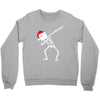 skeleton dabbing christmas Crewneck Sweatshirt