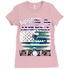 made in america 2 Ladies Fitted T-Shirt