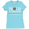 proud autism nana Ladies Fitted T-Shirt